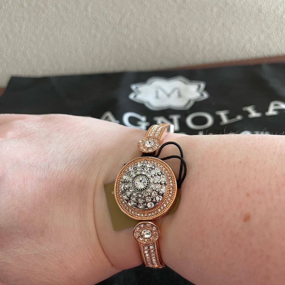 Rose Gold faux Diamond Bracelet - Picture 3 of 4